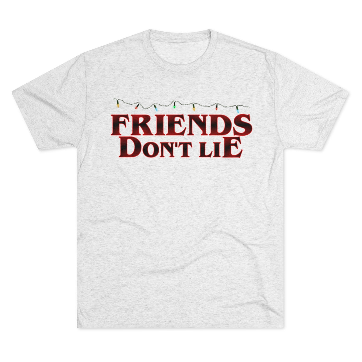 Friends Don't Lie Stranger Things Logo Style- MenBrainStorm Tees