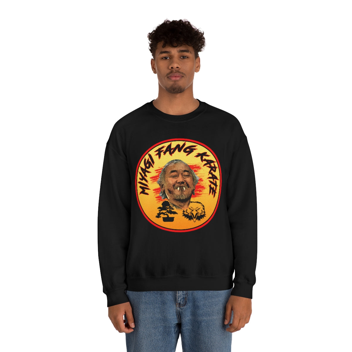 Mr. Myagi Fang - Cobra Kai - Unisex Heavy Blend™ Crewneck Sweatshirt