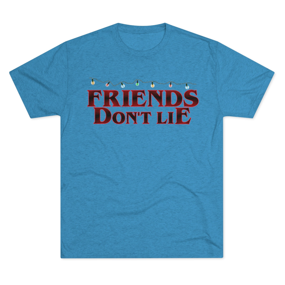 Friends Don't Lie Stranger Things Logo Style- MenBrainStorm Tees