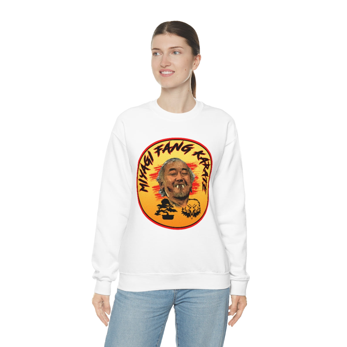 Mr. Myagi Fang - Cobra Kai - Unisex Heavy Blend™ Crewneck Sweatshirt