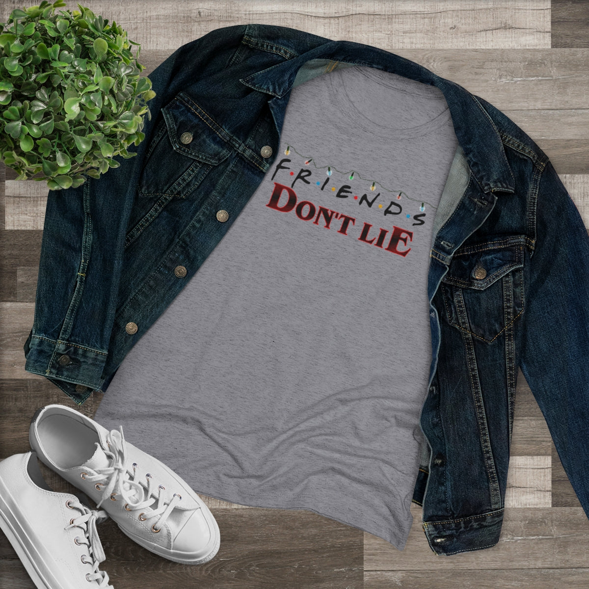 FRIENDS Don't Lie Stranger Things MashupBrainStorm Tees