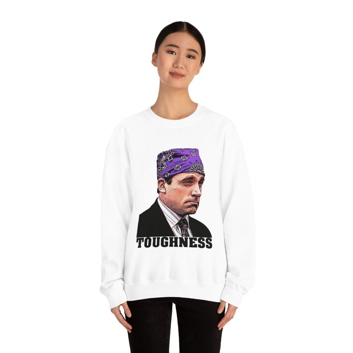 Toughness The Office "Prison Mike" - Unisex Heavy Blend™ Crewneck Sweatshirt