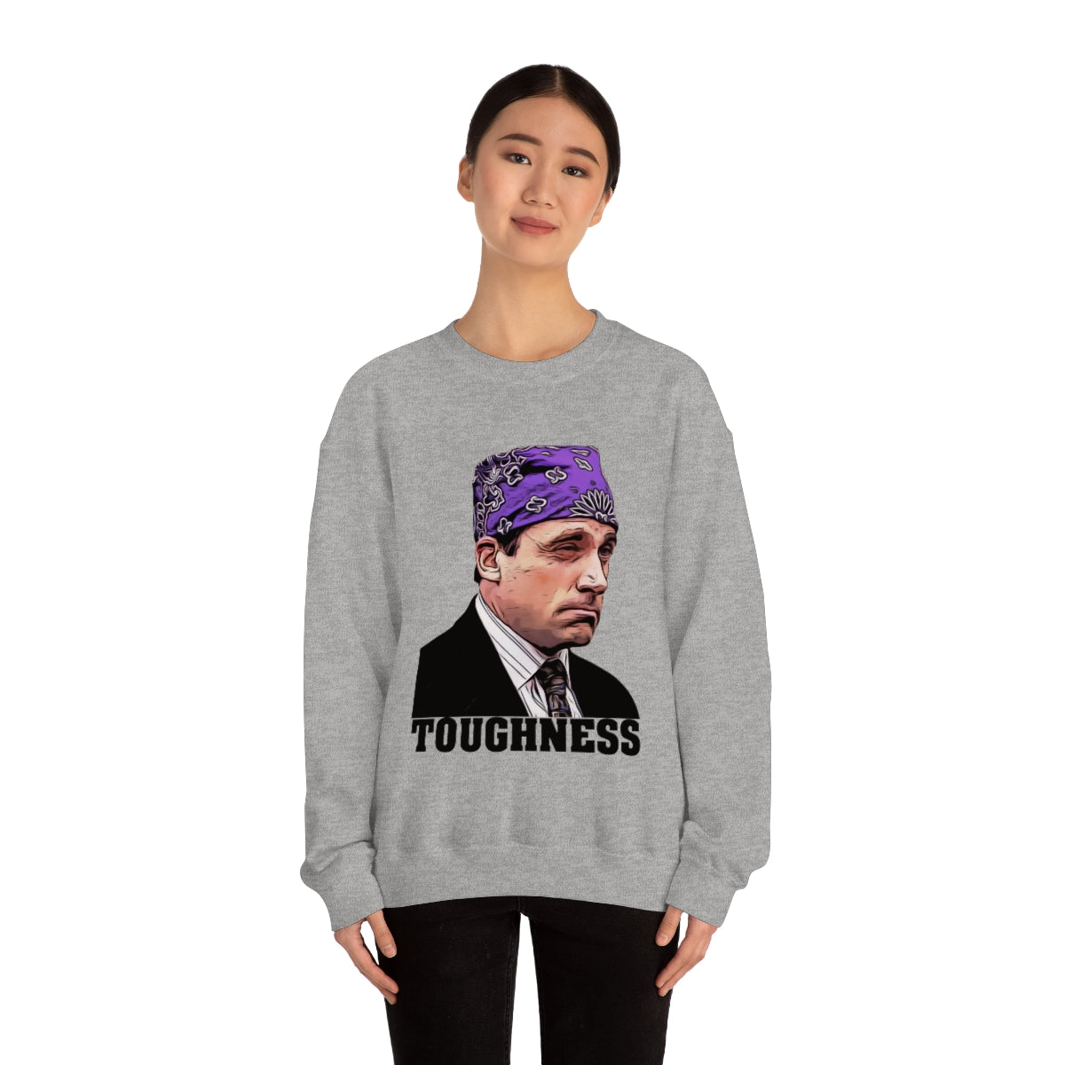 Toughness The Office "Prison Mike" - Unisex Heavy Blend™ Crewneck Sweatshirt