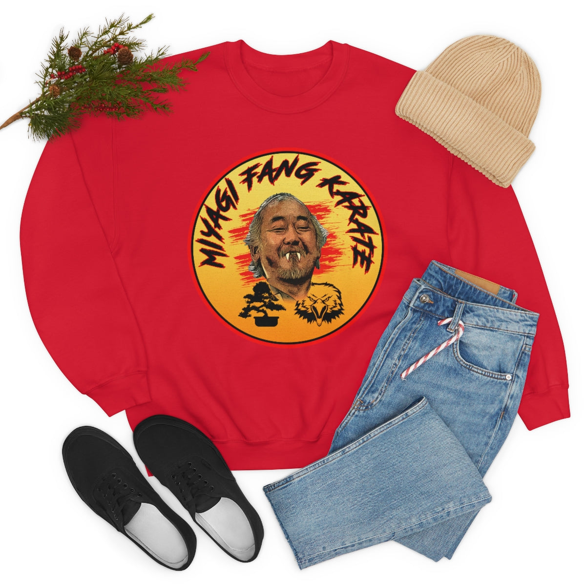 Mr. Myagi Fang - Cobra Kai - Unisex Heavy Blend™ Crewneck Sweatshirt